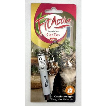   Fitactive Catch the Light LED Pointer, Fish - játék (LED lámpa, hal motívummal) macskák részére (8cm)