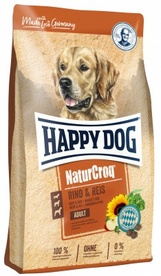 Happy Dog NaturCroq Adult Rind & Reis – Marha & rizs 4 kg