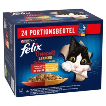   Felix Fantastic Duo alutasak Multipack Házias válogatás aszpikban 24x85g