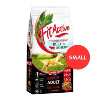   FitActive PURE Hypoallergenic BEEF&ROSEHIP (marha,csipkebogyó) 3kg - SMALL