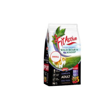   FitActive PURE Hypoallergenic WILD BOAR&ROSEHIP (vaddisznó,csipkebogyó) - 3kg - SMALL