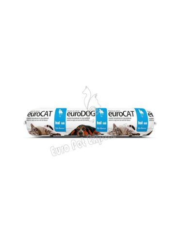 EURO DOG halas ízesítésű szalámi kutyáknak és macskáknak 1 kg-os rúd