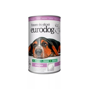 EURO DOG kutyakonzerv májjal 1240 g