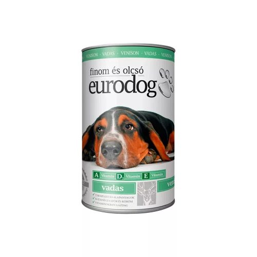 EURO DOG kutyakonzerv vadhússal 415 g