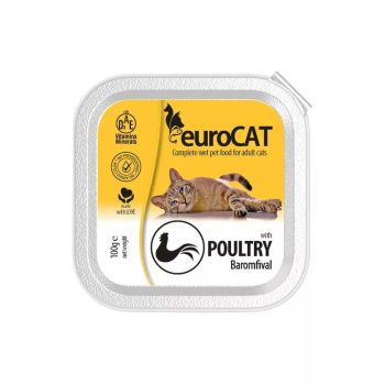Euro Cat Alutálcás Macskaeledel (Baromfi) - 100 g