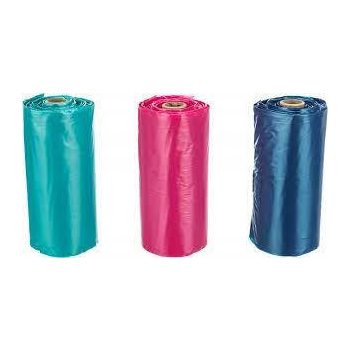   Trixie Poop Bag - kutyaürülék zacskó (füllel,műanyag,vegyes színekben) 15db/rolni (3db rolni/csomag)